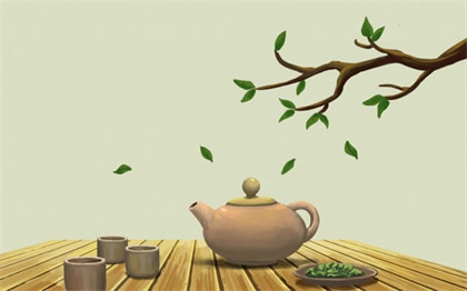 回收大益茶花好月圆